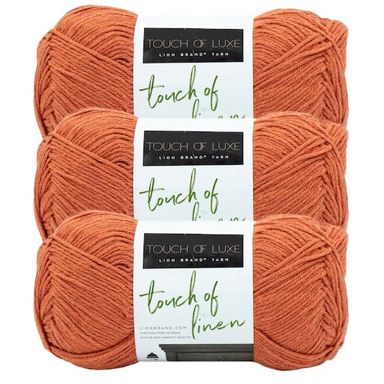 3 Pack Lion Brand® Touch of Linen Yarn
